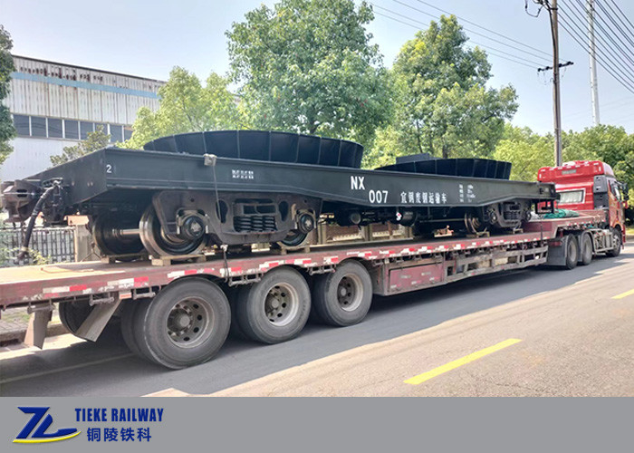 Vagão de carga pesada 100T vagão de transporte de escória de aço vagão ferroviário de fábrica de aço