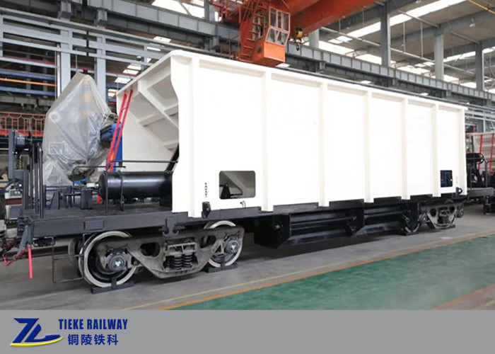 1000 mm de diâmetro Ferroviário de lastro vagão de salto carga de pagamento 40T Capacidade 25 metros cúbicos