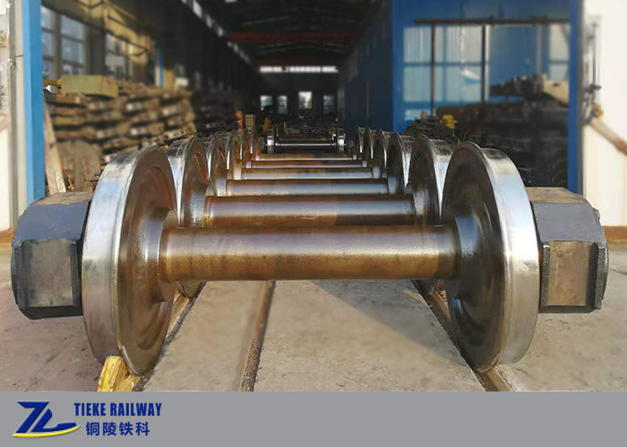 Tipo vagão de G da estrada de ferro da carga de Axle Assembly For 120t da roda do trem de Wheelset 840mm