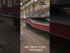 19m de comprimento de poço ferroviário vagão plano carga de pagamento 40 toneladas centro deprimido carro plano